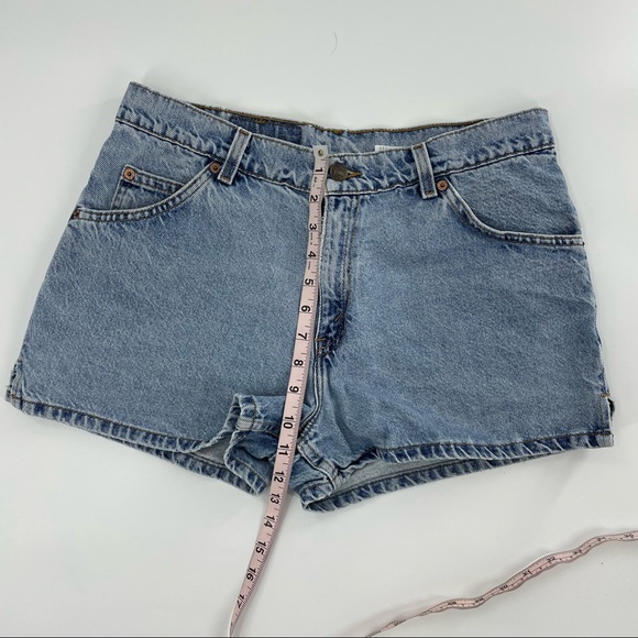 Levi’s Vintage 912 High Rise White Tab Y2K Shorts 28 - Picture 4 of 10
